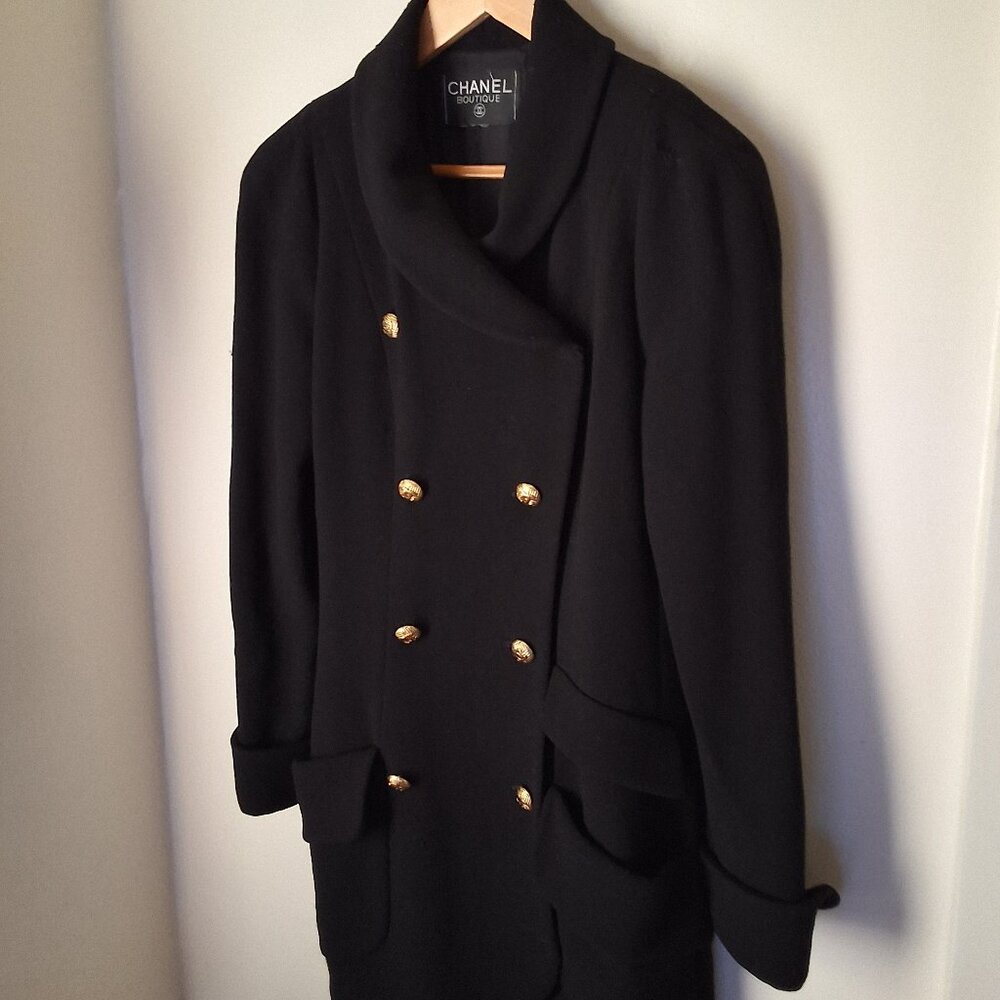 Vintage Chanel Double Breasted Coat